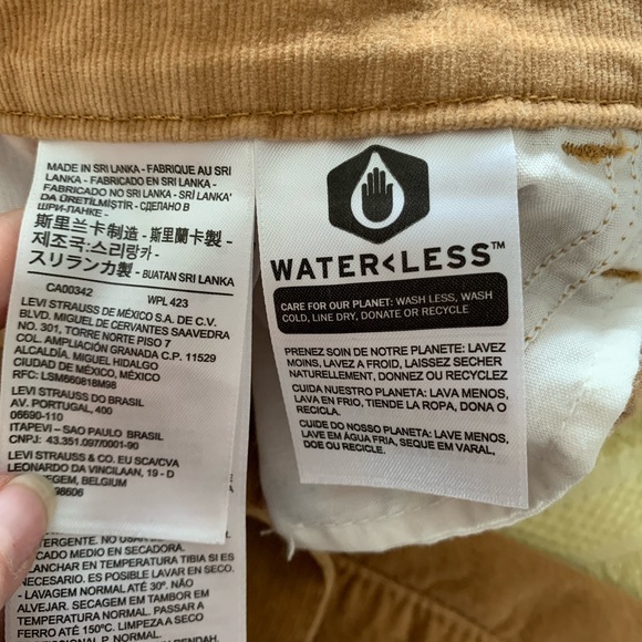 Levi’s 721 high rise skinny button front corduroy size 30 - Picture 5 of 12